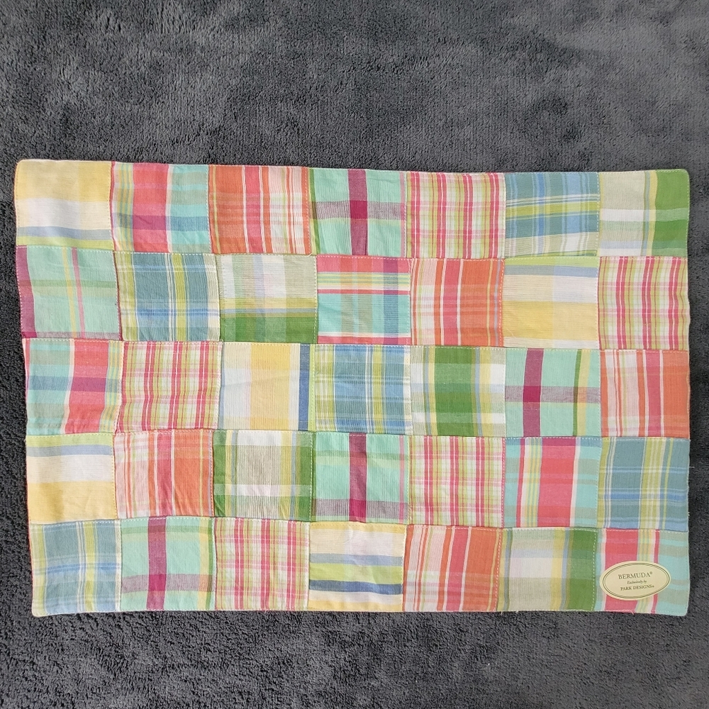 Park Designs Placemat Set of 6 Madras Plaid